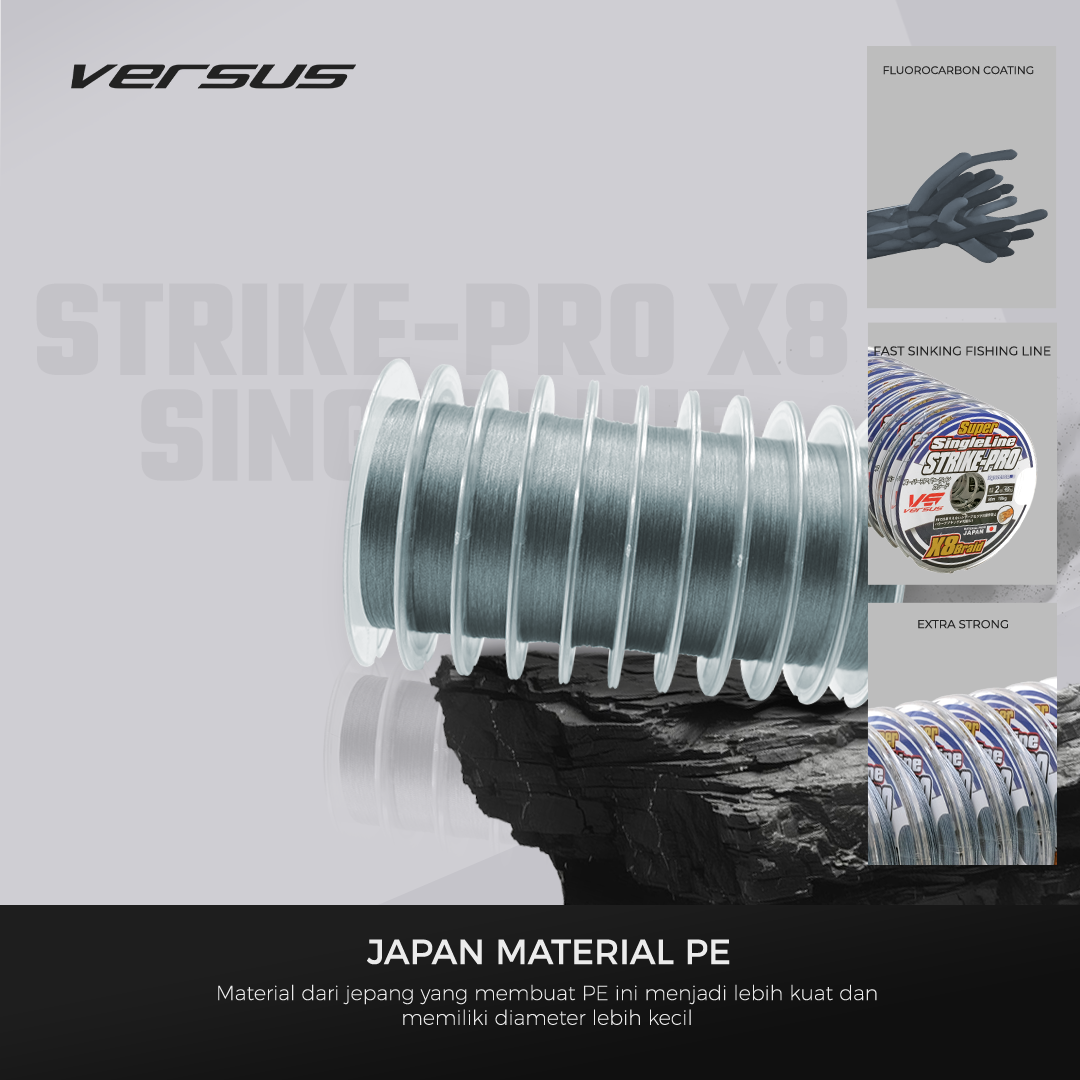 Web Go Strike STRIKE-PRO X8 SINGLELINE GREY1
